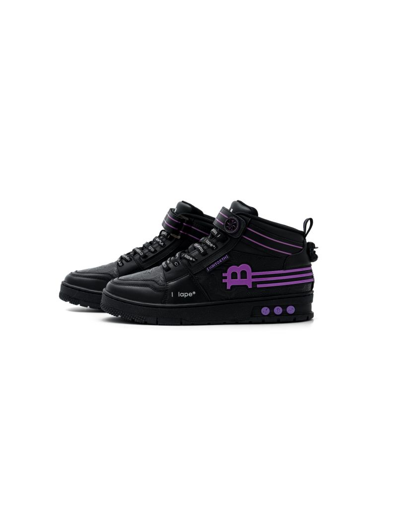X-BTC Sneaker Black Purple