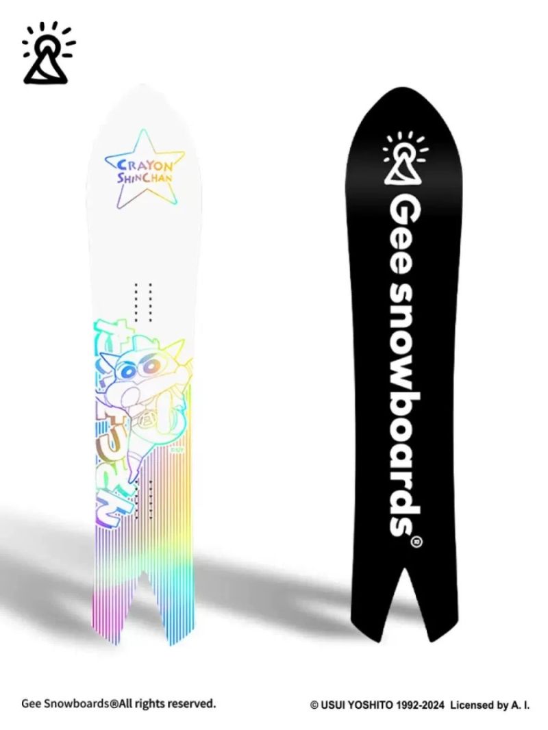 Gee Swallowtail Snowboard: Laser Kamen