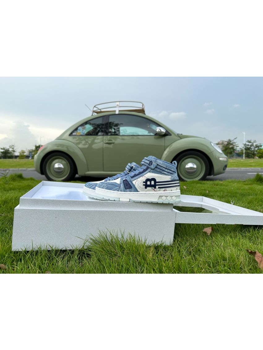 X-BTC Sneaker Blue White