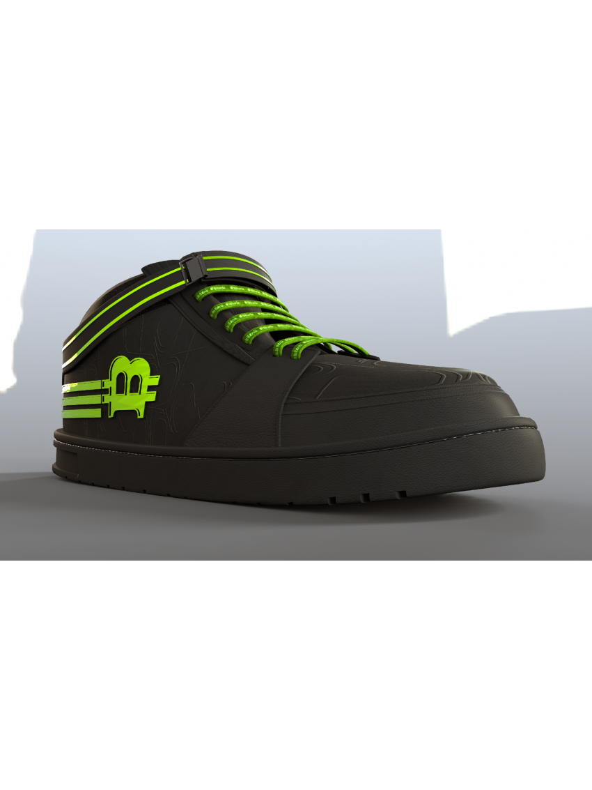 X-BTC Sneaker Black Green