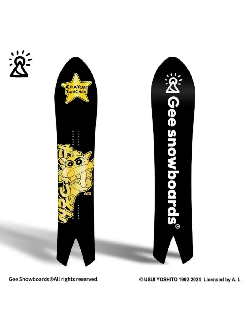 Gee Swallowtail Snowboard: Golden Kamen