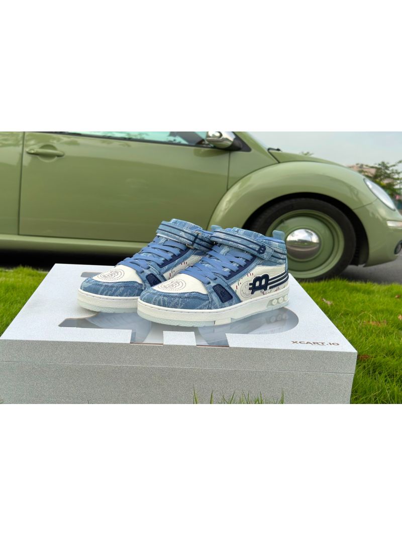 X-BTC Sneaker Blue White